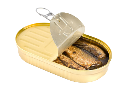 Canned fish in oil